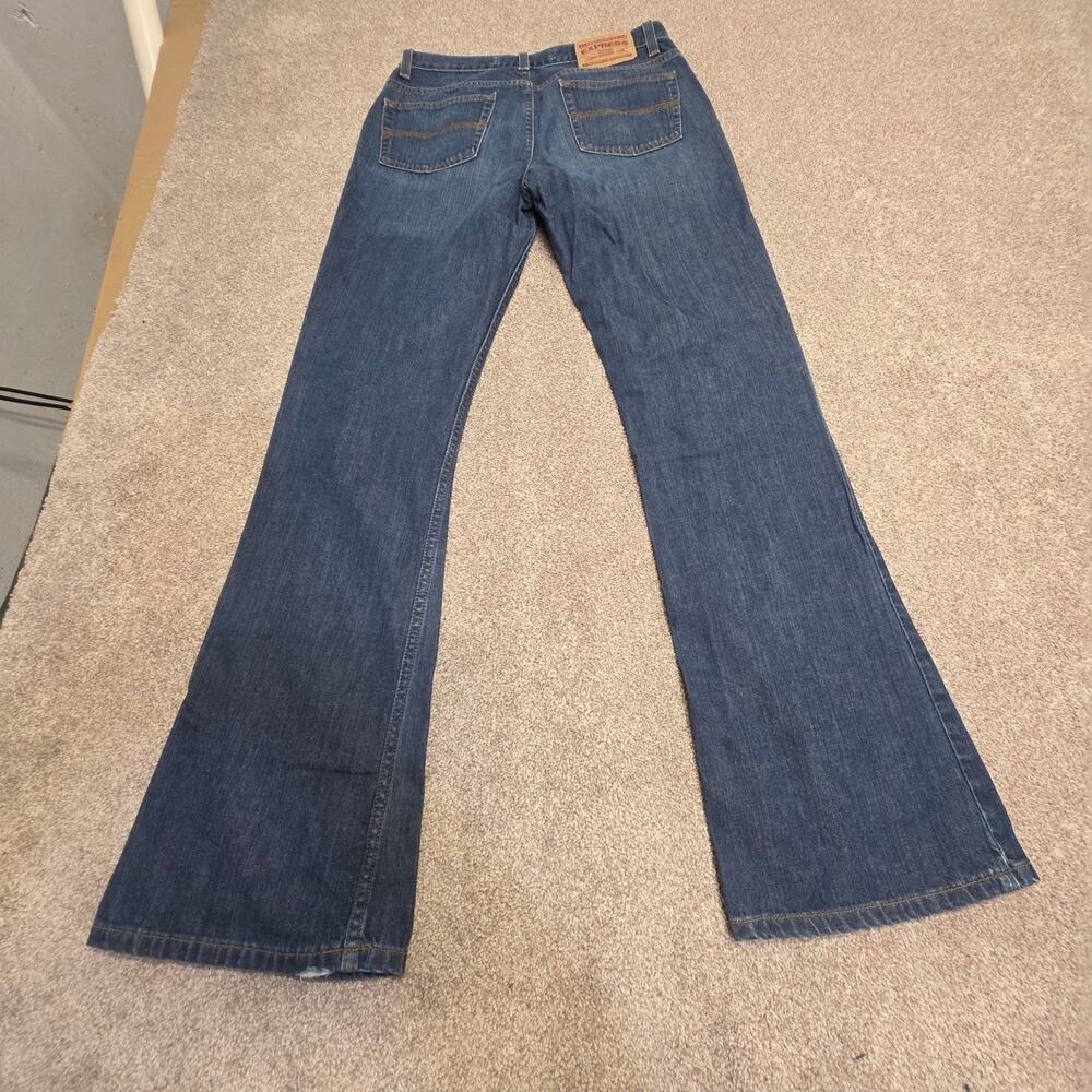 Y2K Indie Sleaze Indigo Express Precision Fit Bootcut Jeans Size 8L Medium Wash
